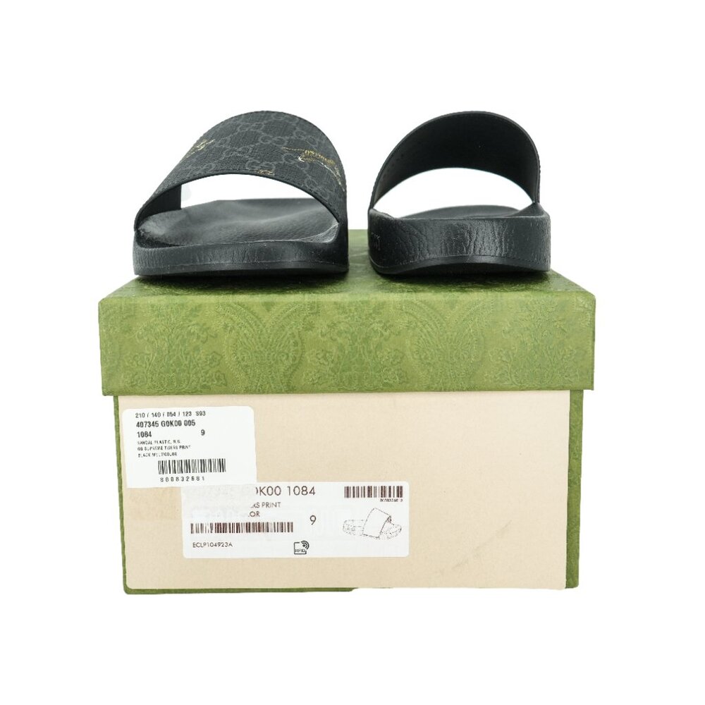 Gucci Men's GG Supreme Tiger Pint Slides - Picture 9 of 10